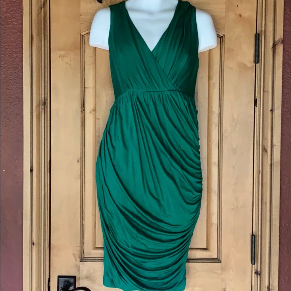 Anthropology Green dress